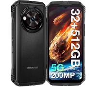 DOOGEE V30 Pro 5G Téléphone Portable Incassable 32GB+512GB 6,58"" 10800mAh/33W Téléphone Incassable 200MP+32MP Dual SIM/Face ID Noir