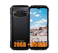 DOOGEE V30T (2023), Dimensity 1080 Octa Core, 20GB + 256GB, Batteria 10800mAh, Rugged 5G Téléphones Portables Débloqués, 108MP + 20MP + 16MP + 32MP Smartphones, Android 12 6,58 pollici, Noir