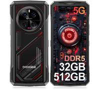 DOOGEE V40 5G Smartphone Robuste 6.78"" FHD+ Android 14 - 32Go+512Go 8680mAh Caméra 108MP Téléphone NFC-Face ID - Rouge