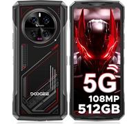 DOOGEE V40 5G Telephone Incassable, 12Go+512Go Noir Rouge