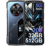Doogee V40 pro Smartphone Robuste 36Go + 512 Go MTK Dimensity 7300 4nm 8680mAh 33W 200MP 6,78'' IP68 Téléphone 5G NFC GPS