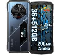 DOOGEE V40 PRO, Smartphone Robuste 5G - 36(16+20)Go + 512Go - 200MP - 8680mAh - 6.78"" FHD+ 120Hz - Android 14 - NFC/GPS/OTG - Bleu