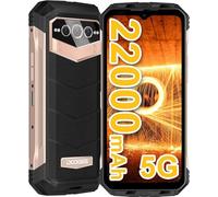DOOGEE VMAX 5G [2023] Telephone Portable Incassable, 20GB+256GB(TF 2TB) Dimensity 1080, 22000mAh, 108MP Triple Caméra+20MP Vision Nocturne, 6,6" FHD+ 120Hz, Android 12 Smartphone Incassable, GPS/NFC