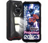 DOOGEE Vmax Play Téléphone Portable Avec Projecteur 512 Go 20500mAh 200MP 6.78"" Smartphone Robuste IP68 1200LM 5G Double SIM NFC