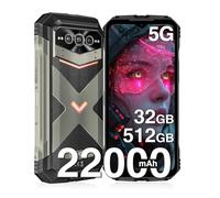 DOOGEE VMAX Pro 5G Smartphone Incassable 2024, 512 Go ROM + 32 Go RAM, 22000mAh, Android 14, 108MP AI Camera, Dimensity 7050, Telephone Portable Incassable, Écran 6,58" FHD+ 120Hz, WIFI6/NFC.