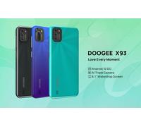 DOOGEE X93 - Smartphone 6,1 pouces HD+, 4350 mAh, 16 Go, Double SIM, 3G, Caméra AI 8MP, Ext. 256 Go