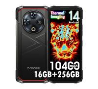 DOOGEENEXT Fire 6 Thermique Téléphone 10400mAh 18W 16Go+256Go (Noir)