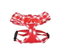 DOOGY CLASSIC Harnais Air Mesh Motif Vichy Rouge TL 52-65cm