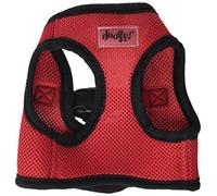 DOOGY CLASSIC Harnais Tee-Shirt Air Mesh Rouge TM 33-47cm
