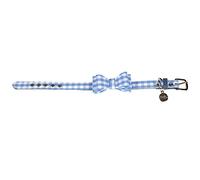 DOOGY FASHION - Collier chien Vichy Bleu clair : T30