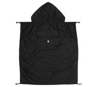 Dooky Carrier Rain Cape, cape de pluie pour porte-bébé, housse imperméable avec capuche, convient à tous les porte-bébés, pliable et légère, noir, unisexe