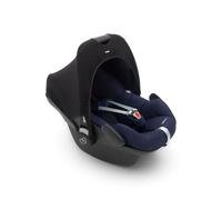 Dooky Hoody auvent de protection solaire pour porte-bébés ou poussettes (design : Black, incl. protection UV 40+, groupe d'âge 0+, adapté à la plupart des marques), Noir