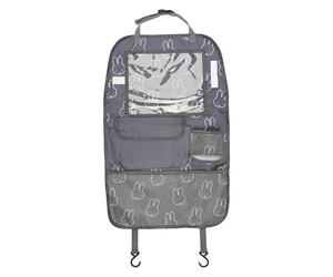 Dooky Organisateur de siège arrière Miffy pour voiture (les collations et les accessoires, pochette pour tablette 26 × 20 cm, fixation facile et design élégant)