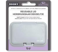 Dooky Reusable Lid Grey Card couvercle pour lingettes humides 1 pcs