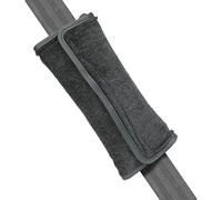 Dooky – Coussin pour ceinture de sécurité – Coton 100% extra doux, velcro, universel, lavable – Gris