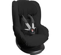 Dooky Uni Black housse de siège pour enfant ajustement universel pour de nombreux modèles populaires de la tranche d'âge 1+ 9 - 18kg pour système de ceinture 3 et 5 points, noir