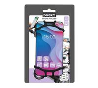 Dooky Universal Support pour téléphone Portable, pour Smartphone pour la Poussette, pour Toutes Les Marques et modèles de Mobil, Convient pour Le vélo et Le siège arrière de la Voiture, Noir