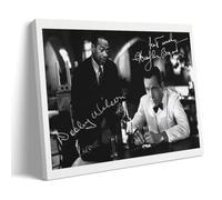 DOOLEY WILSON & HUMPHREY BOGART - CASABLANCA AUTOGRAPH SIGNED Poster décoratif sur toile Art mural pour salon, chambre à coucher, art mural, impression d'image moderne, décoration de chambre familiale