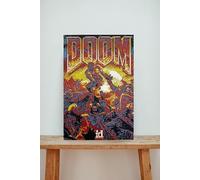 Doom 1993 Affiche de jeu vidéo 3D
