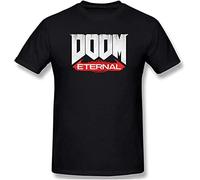 Doom Eternal Men's T-Shirt Black Unisex Mens Tees XL