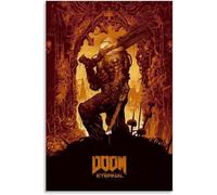 Doom Eternal Poster peinture décorative sur toile Poster mural et art Impression moderne Décoration de chambre familiale (A3)