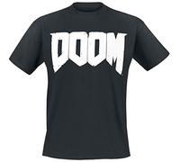 DOOM T-Shirt -L- Logo, schwarz [import allemand]