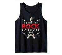 Doomed To Rock Forever | Guitare Heavy Metal | Rock Metalhead Débardeur