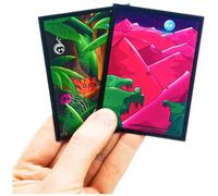 Doomlings Doomsleeves Lot de 300 pochettes de protection transparentes et conçues avec double surface pour jeu de cartes Doomlings