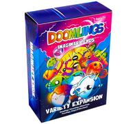 Doomlings Jeu de cartes : Imaginary Ends Expansion - Collectible Mystery Holofoils Gold Pack | Jeu de stratégie pour enfants, adolescents et adultes | 2 à 6 joueurs, à partir de 7 ans (5 en 1