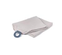 doomoo Cape d'allaitement Mom'n Play - Couverture d'allaitement avec Anneau de Dentition - pour allaiter en Toute intimité - 100% Coton Organique, Beige