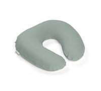 doomoo Coussin d'allaitement Softy - Compact - Microbilles Fines Silencieuses - Housse Coton Bio Ultra Douce - Déhoussable et Lavable - Accessoire Bébé Naissance - Oreiller Allaitement, Tetra Green