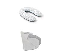 doomoo Coussin de Grossesse & Coussin Allaitement Buddy - Ultra Confort pour Dormir Pendant la Grossesse - Soulage Dos, Jambes & Ventre - Housse Bio & Oeko-Tex, Etnic Petrol