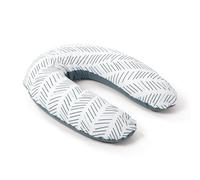 doomoo Coussin de Grossesse & Coussin Allaitement Buddy - Ultra Confort pour Dormir pendant la Grossesse - Soulage dos, jambes & ventre - Housse Bio & Oeko-Tex, Etnic Petrol