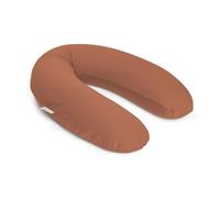 doomoo Coussin de Grossesse & Coussin Allaitement - Ultra Confort pour Dormir Pendant la Grossesse - Soulage Dos, Jambes et Ventre - Housse Tissu Bio & Oeko-Tex, Tetra Jersey Terracotta