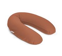 doomoo Coussin de Grossesse & Coussin Allaitement - Ultra Confort pour Dormir Pendant la Grossesse - Soulage Dos, Jambes et Ventre - Housse Tissu Bio & Oeko-Tex, Tetra Jersey Terracotta