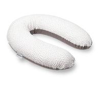 doomoo Coussin de Grossesse et Coussin d'Allaitement Buddy, Ultra Confort, Certifié Oeko-Tex, Risotto Taupe