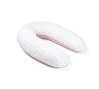 Doomoo – Coussin grossesse et allaitement Buddy – Ultra confort, soutien dos/jambes – Flower Pink