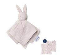 doomoo Doudou Bébé You&Me - Doudou Réversible et Réconfortant - Fourni avec 2 Corps pour Transporter l'Odeur du Parent, Beige