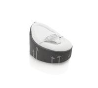 doomoo Nid - Transat Bébé Evolutif en Pouf Enfant - Dès la Naissance - Ultra Confortable, Giraf Grey