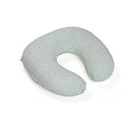 Doomoo Softy Coussin d'allaitement pour bébé, 150 cm, avec housse en jersey de coton bio, avec rembourrage en micro-perles EPS, certifié Oeko-TEX® Standard 100, Cloudy Kaki