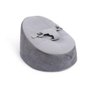 doomoo Transat Bébé Evolutif Fauteuil Enfant Seat'n Grow- Dès la Naissance et jusqu'à 25kg - Ultra Confort - Remplissage Microbilles et Tissus en Coton Doux Oeko-Tex et GOTS, Gris