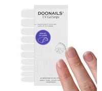 DOONAILS® Barely There Lot de 20 bandes de gel UV pour 2 manucures - Tenue jusqu'à 3 semaines - Sans HEMA et végétaliens - Qualité salon
