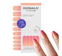 DOONAILS® Lot de 20 bandes de gel UV pour 2 manucures, tenue jusqu'à 3 semaines, sans HEMA et végétalien, qualité professionnelle