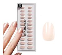 DOONAILS - Press On Nails 30er Set Love Paris forme arrondie round chrome rouge - Ongles à coller Full Cover qualité salon - Fake nails soft gel court - Naturel & agréable à porter