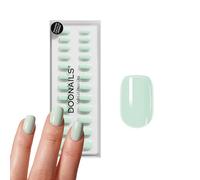DOONAILS Soft Gel Press On Nails Set de 30 ongles Cute Cucumber Square forme carrée courte pastel vert ongles à coller Full Cover qualité salon Fake Nails soft gel medium Naturel & agréable à porter