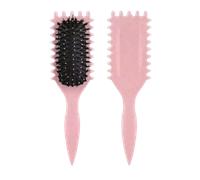 Doop Me & Brush Curly Hair Styling Brush Pink