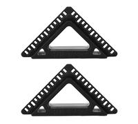 Door and Window Casing Reveal Tool, High Precision Plastic Woodworking Spacer for Trim Work 3/16in 1/4in Gap Setting Kit 2Pcs Black