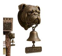 Door Bell - Ringer d'entrée en forme de chien, décoration murale d'animaux en résine Accent | Pour l'ouverture d'entreprise avec son de pour la boutique de porches, les vacances