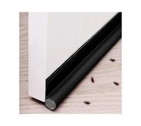 Door Bottom Caulking, Door Bottom Door Seal, Detachable Door Draft Excluder, One-sided Weatherstrip, Can Effectively Prevent Wind(black