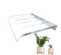 Door Canopy - Exterior Entry Shelter Cover System, Front Porch Weather Shield Design with Reinforced Frame Stability, Rain Snow UV Blocking Function, Ideal for Home Entrance Patio Protection